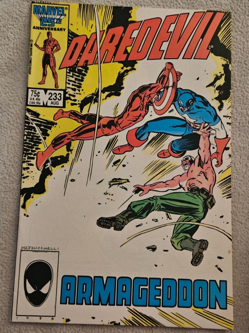DAREDEVIL Marvel Copper Age 1985 #223 Raw Grade 9-9.4